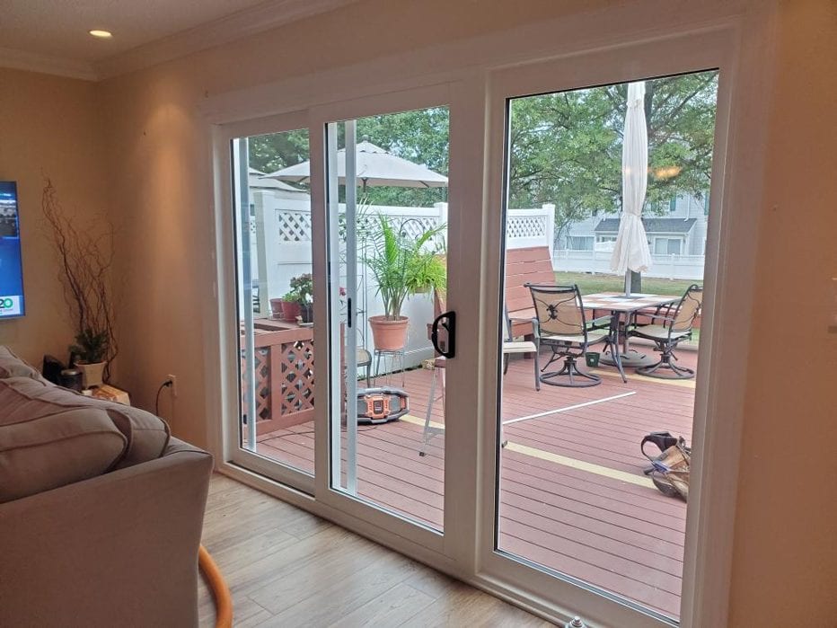 Okna Forester Patio Door Installation In Bridgewater Nj 08807